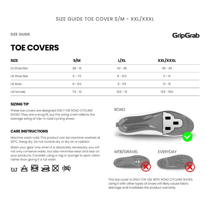 Couvre-Orteils GRIPGRAB WINDPROOF Jaune