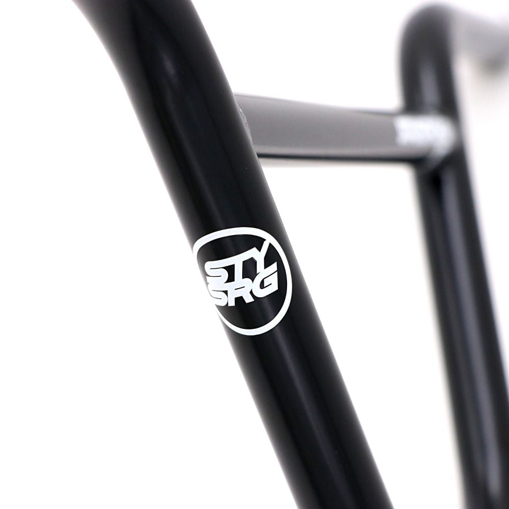 Guidon BMX STAYSTRONG Chevron Straight Race Black Ø22.2mm