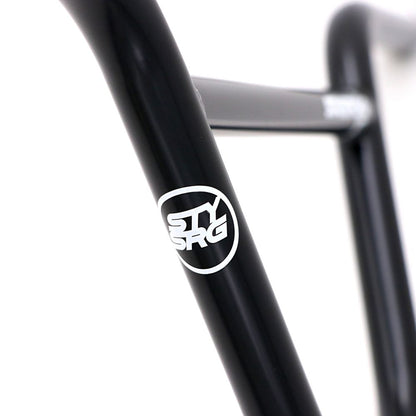 Guidon BMX STAYSTRONG Chevron Straight Race Black Ø22.2mm