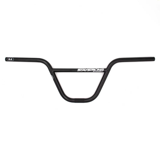 Guidon BMX STAYSTRONG Straight Race Black Ø22.2mm