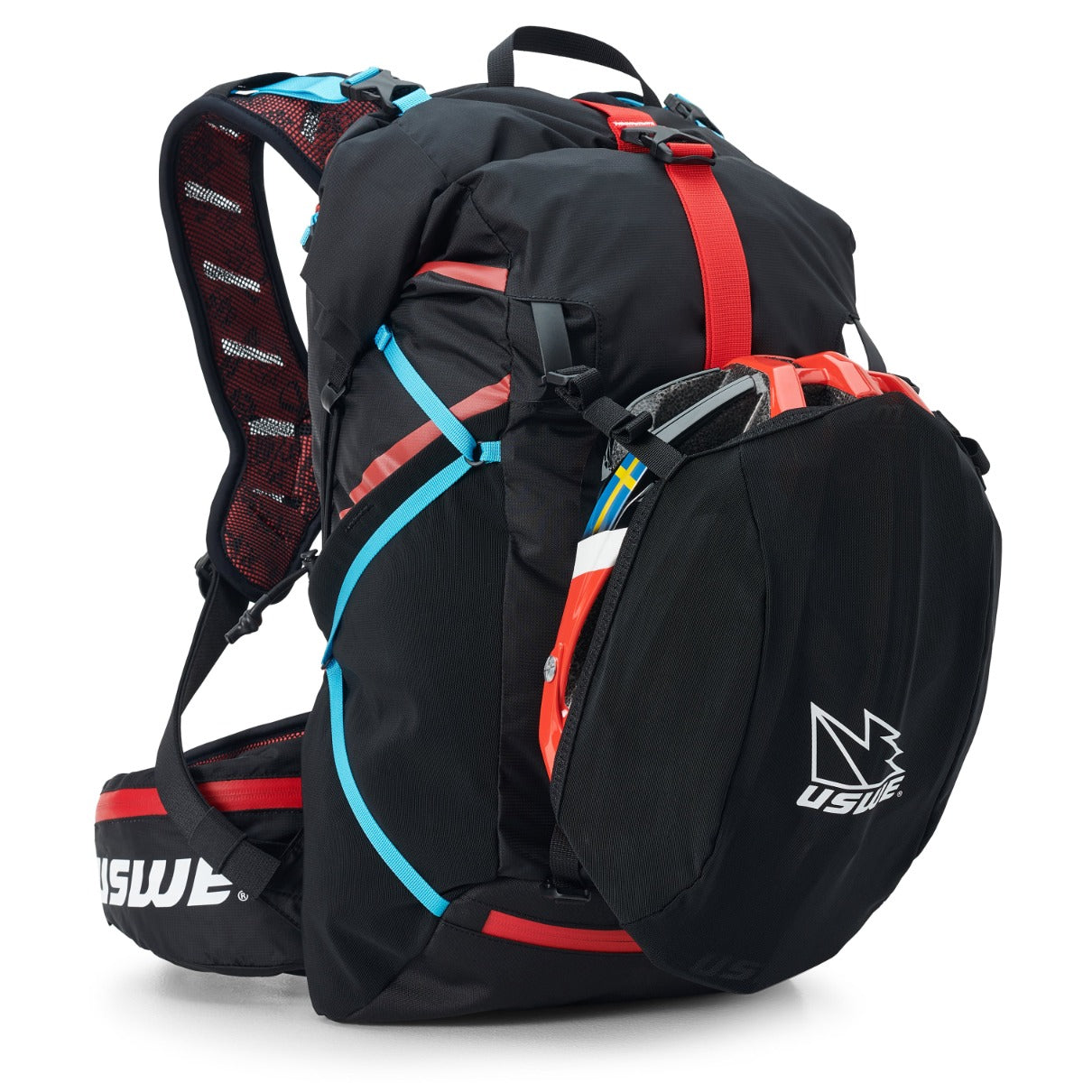 Sac à Dos USWE HAJKER 18 L Noir/Rouge