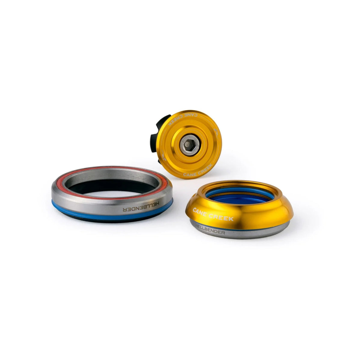 Jeu de Direction Intégré Conique CANE CREEK Hellbender 70 1"1/8-1.5" IS42/IS52 Or