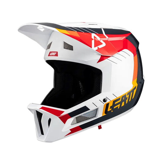 Casque VTT LEATT MTB GRAVITY 2.0 Blanc/Rouge