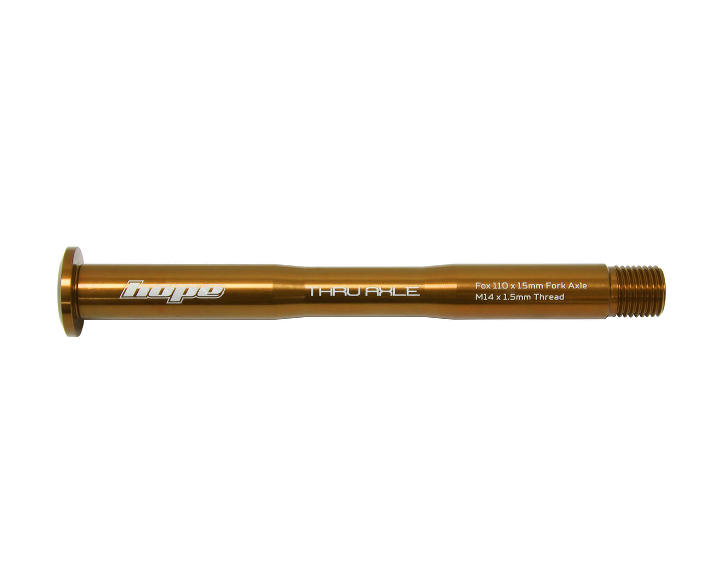 Axe de Roue Avant HOPE pour Fourche FOX 36/38 Bronze