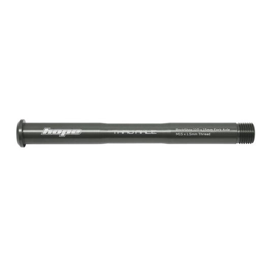 Axe de Roue Avant HOPE pour Fourche ROCKSHOX Pike/Lyric/Zeb Fumé