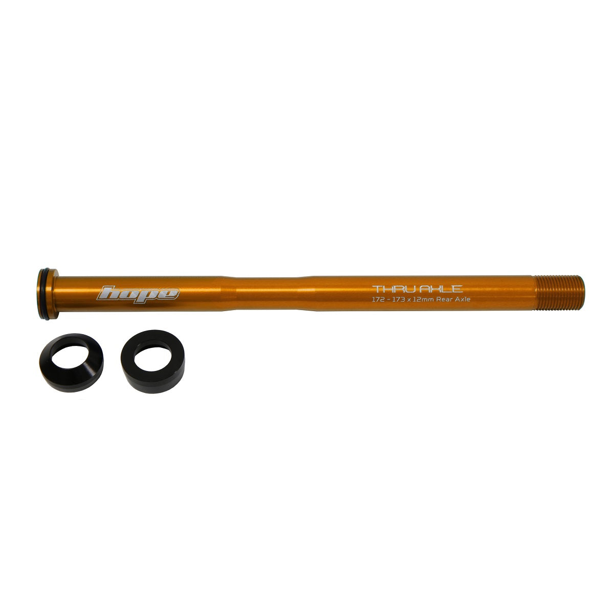 Axe de Roue Arrière HOPE 172-173mm #HTAR173 Orange