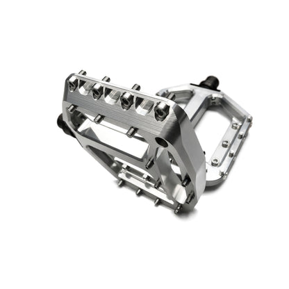 Pédales Plates HXR COMPONENTS AXE ACIER Brut