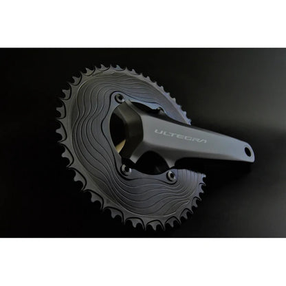 Plateau Mono 12V ALUGEAR AERO 110 BCD pour Shimano Noir