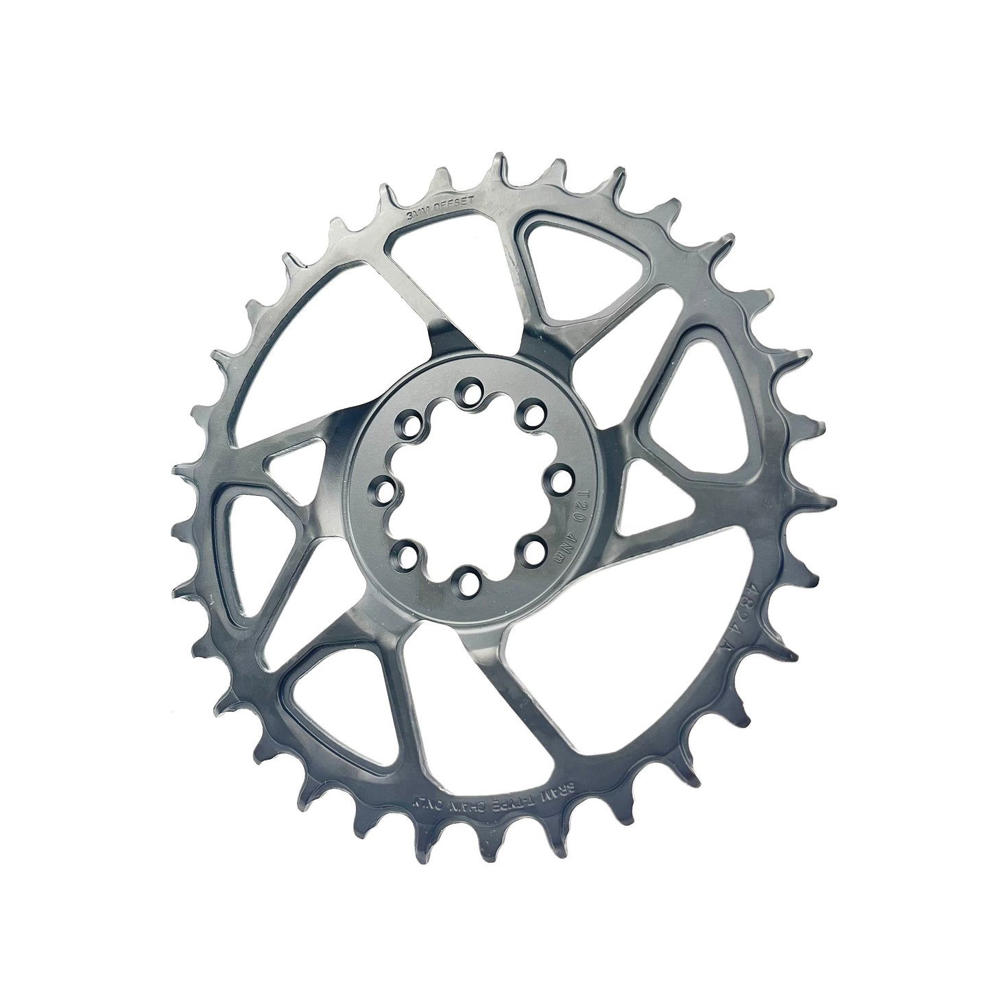 Plateau Sram S1000 T-Type Eagle Aluminium Direct Mount Boost 3mm 12 Vitesses Noir Plateau Sram S1000 T-Type Eagle Aluminium Direct Mount Boost 3mm 12 Vitesses Noir