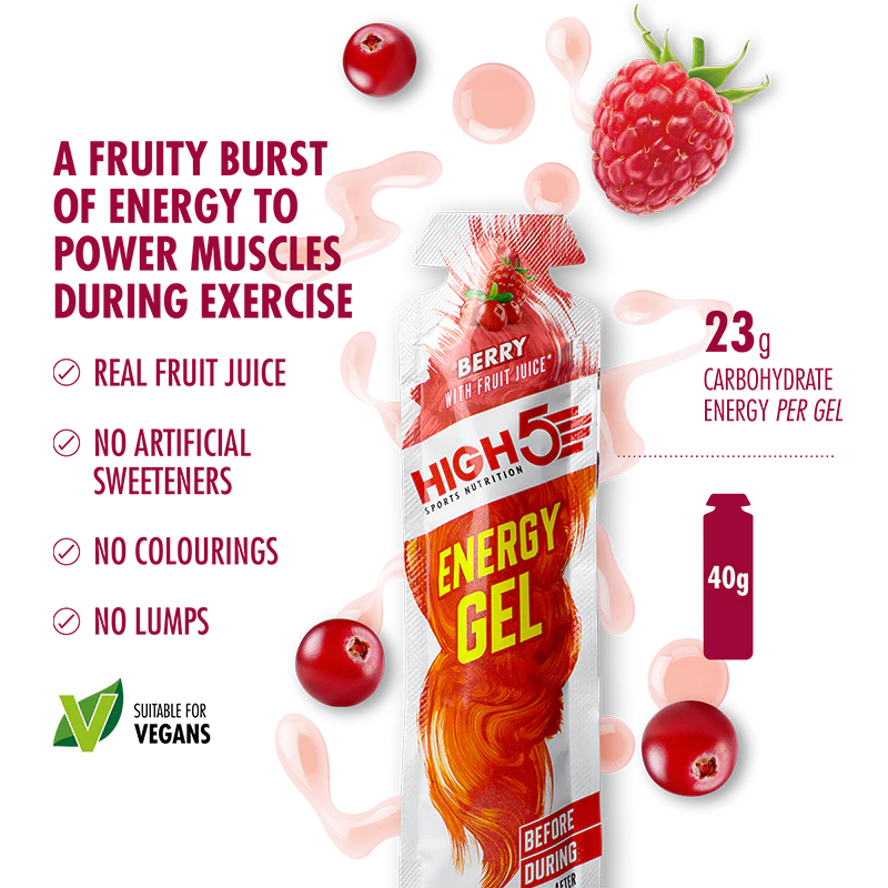 Pack Gel Énergétique HIGH5 ENERGY GEL (20x23g) Mix Saveurs