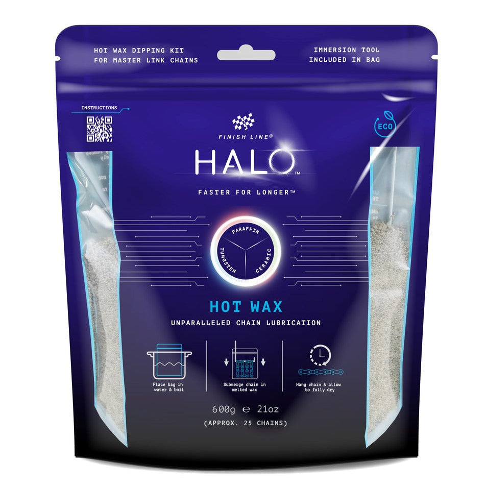 Lubrifiant pour Chaîne FINISH LINE HALO WAX Cire chaude en granulés (600 g)