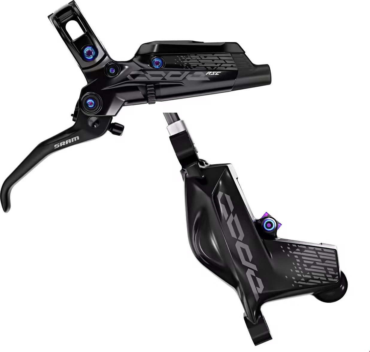 Frein Arriere SRAM CODE RSC Plaquettes Métalliques Rainbow