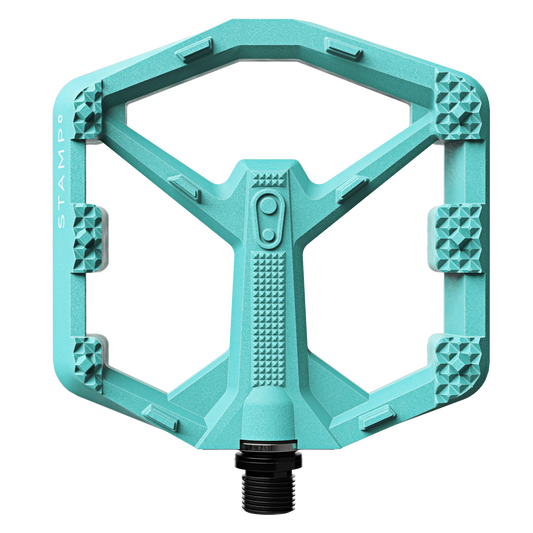 Pédales Plates CRANKBROTHERS STAMP 0 Small Turquoise