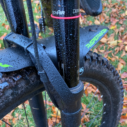 Garde-boue RRP EnduroGuard Standard (fourche 80 à 120mm) Noir/Bleu Ciel