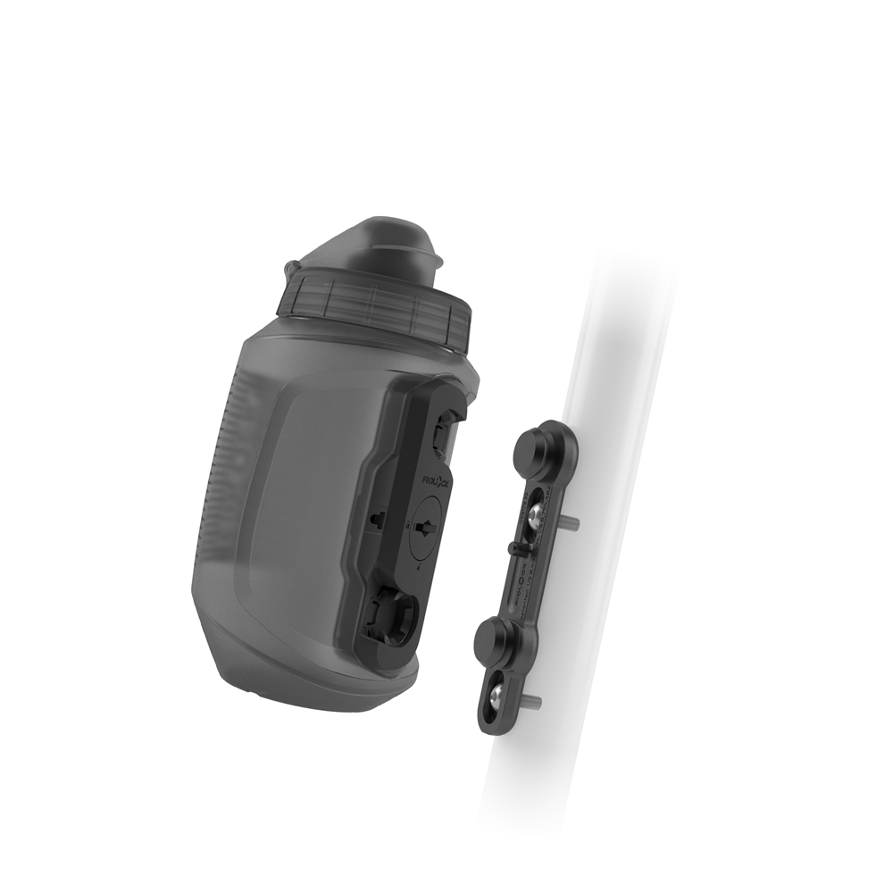 Kit Bidon et Porte-Bidon FIDLOCK TWIST BIKE BASE 550 ml Fumé