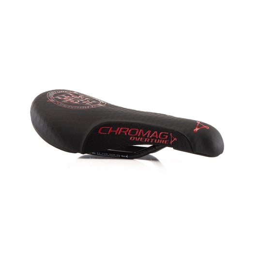 Selle CHROMAG OVERTURE Rails CrMo Noir/Rouge