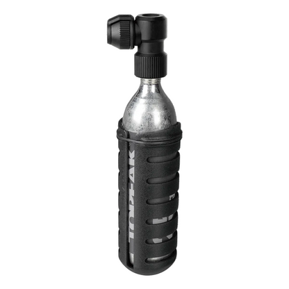 Percuteur CO2 TOPEAK NANO AIRBOOSTER L + Cartouche CO2 Filetée 25 g (x1)