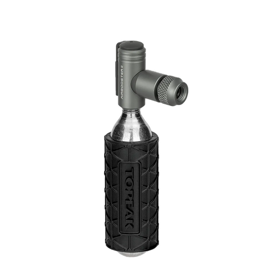 Percuteur CO2 TOPEAK AIRBOOSTER II + Cartouche CO2 Filetée 16 g (x1)