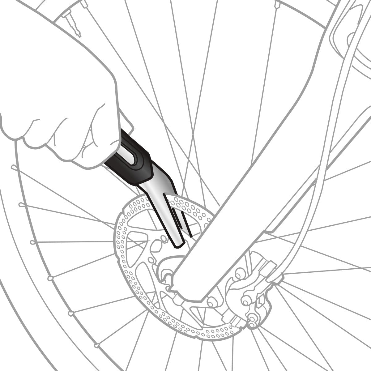 Dévoileur de Disque TOPEAK ROTOR TRU