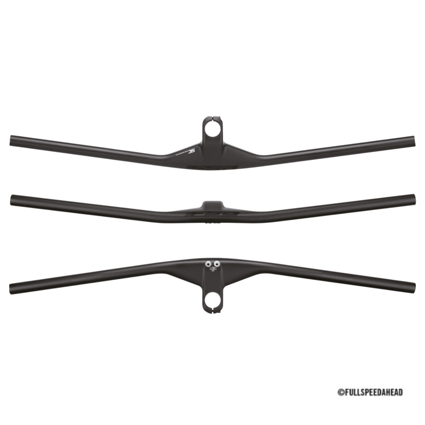Cintre intégré FSA NS SIC Carbone Plat 60mm x 780mm Carbone