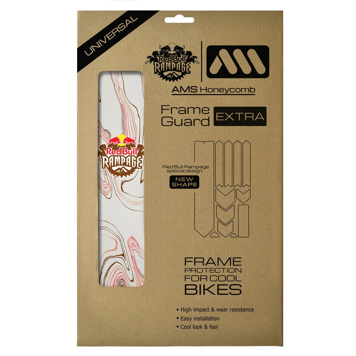 Protection Adhésive pour Cadre ALL MOUNTAIN STYLE EXTRA Red Bull Rampage Ridgeline Marron
