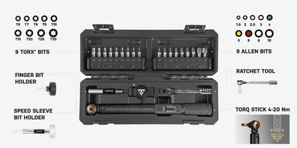 Clé Dynamométrique Torq TOPEAK STICK PRO (4-20 Nm)