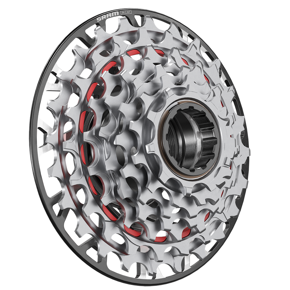 Cassette 7V SRAM XS-797 T-Type DH pour Corps XD