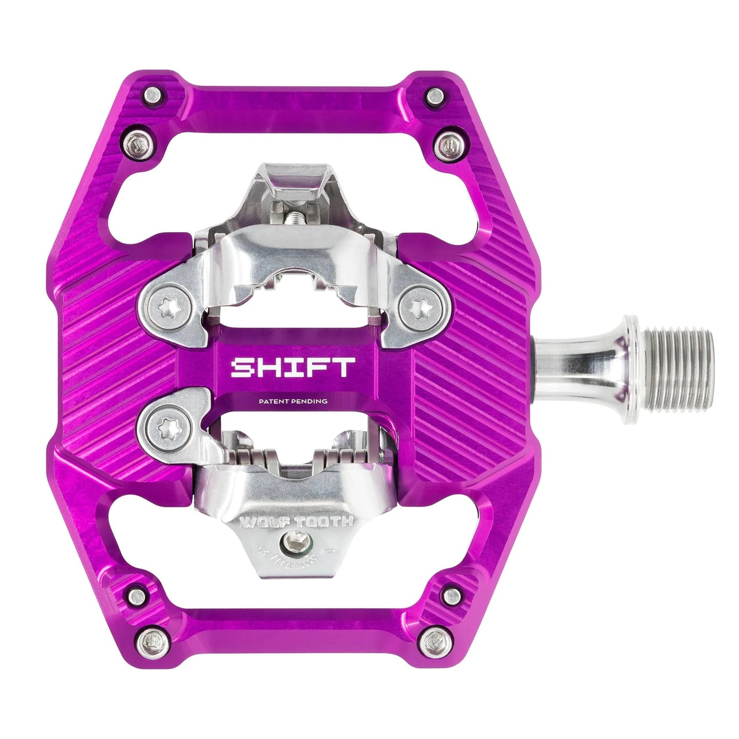 Pédales WOLF TOOTH GRAVITY CLIPLESS Violet
