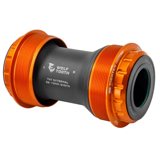 Boitier de Pédalier WOLFTOOTH T47 Externe 29mm SRAM DUB Orange