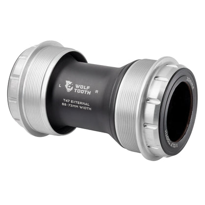 Boitier de Pédalier WOLFTOOTH T47 Externe 29mm SRAM DUB Raw Silver