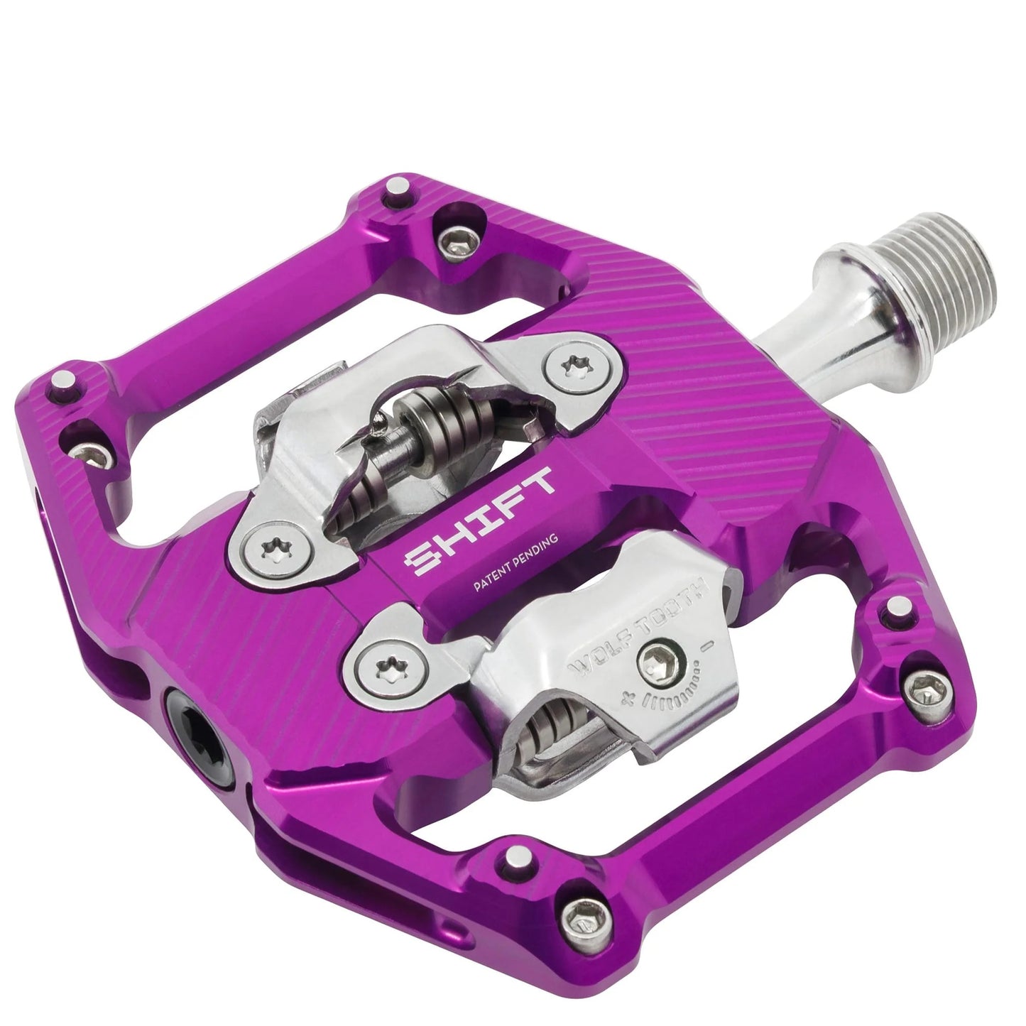 Pédales WOLF TOOTH GRAVITY CLIPLESS Violet