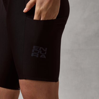 Cuissard Court à Bretelles ENDURA ALLTRACK RIDE Femme Noir