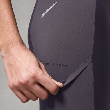 Cuissard Court à Bretelles ENDURA ALLTRACK RIDE Femme Carbon Gris