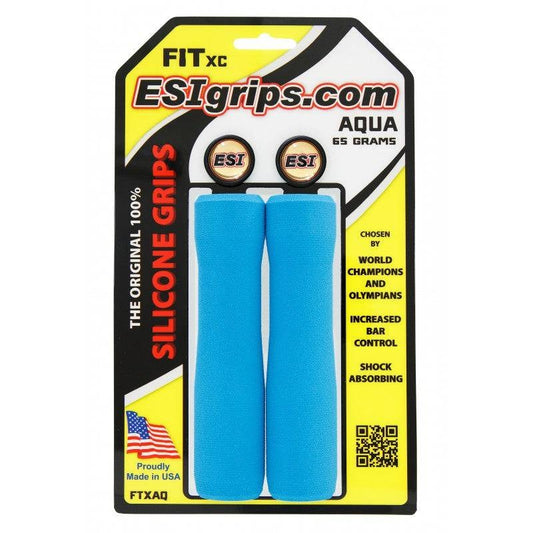 Grips ESI FIT XC (EXTRA CHUNKY/CHUNKY COMBO) 130 mm Bleu