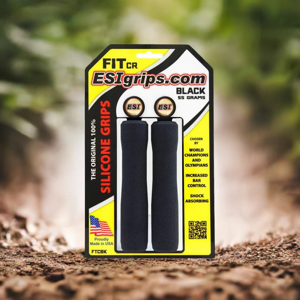 Grips ESI FIT CR (CHUNKY/RACER'S EDGE COMBO) 130 mm Noir