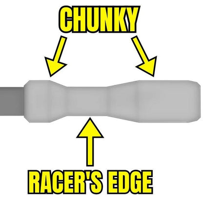 Grips ESI FIT CR (CHUNKY/RACER'S EDGE COMBO) 130 mm Orange