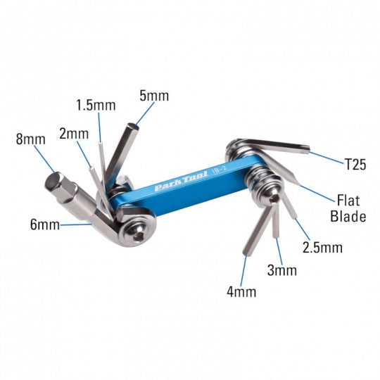 Multi-Outils PARK TOOL IB-2 (8 Outils)