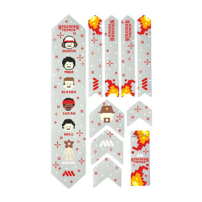 Protection Adhésive pour Cadre ALL MOUNTAIN STYLE EXTRA Stranger Things 8bit Transparent