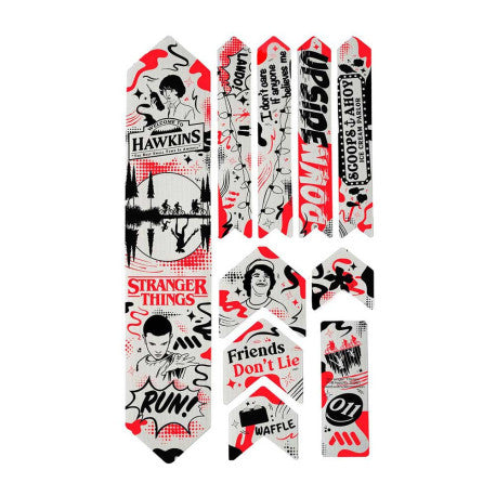 Protection Adhésive pour Cadre ALL MOUNTAIN STYLE EXTRA Stranger Things UpsideDown Noir