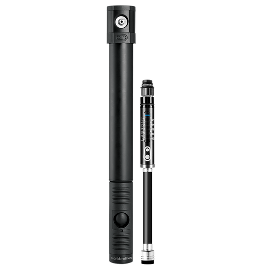 Pompe à Main CRANKBROTHERS KLIC HV Manomètre Midnight Edition