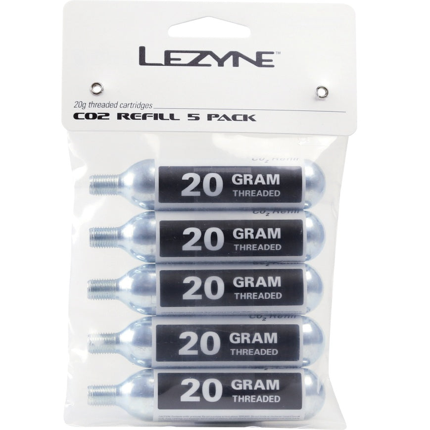Cartouche CO2 LEZYNE Filetée (x5)