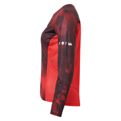 Maillot USWE LUFTIG MTB Manches Longues Femme Rouge
