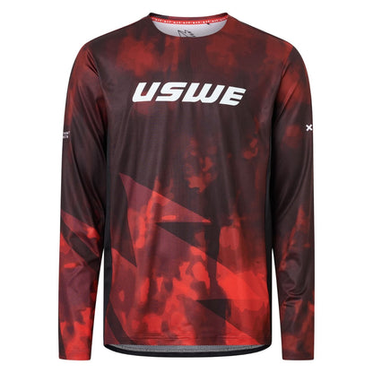 Maillot USWE LUFTIG MTB Manches Longues Rouge