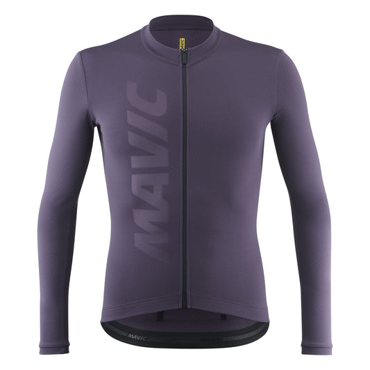 Maillot MAVIC AKSIUM THERMO Manches Longues Purple
