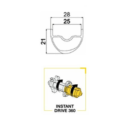 Paire de Roues MAVIC ALLROAD 1 DISC Tubeless Ready (Center Lock)