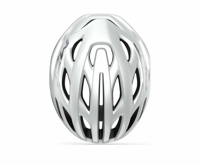 Casque Route MET ESTRO MIPS Blanc Holographique Mat/Brillant