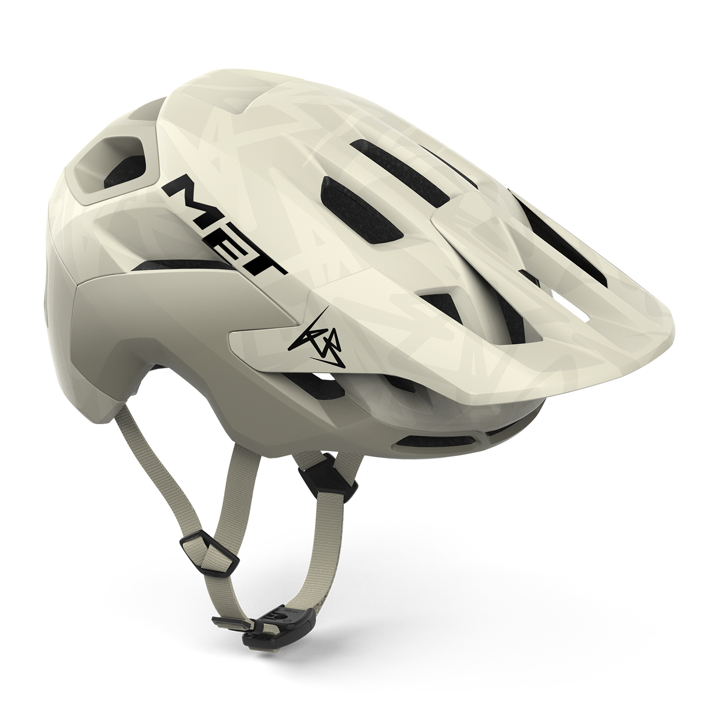 Casque VTT MET REVO MIPS KILIAN BRON LIMITED EDITION Ecru/Gris