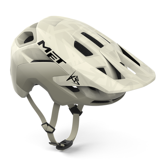 Casque VTT MET REVO MIPS KILIAN BRON LIMITED EDITION Ecru/Gris