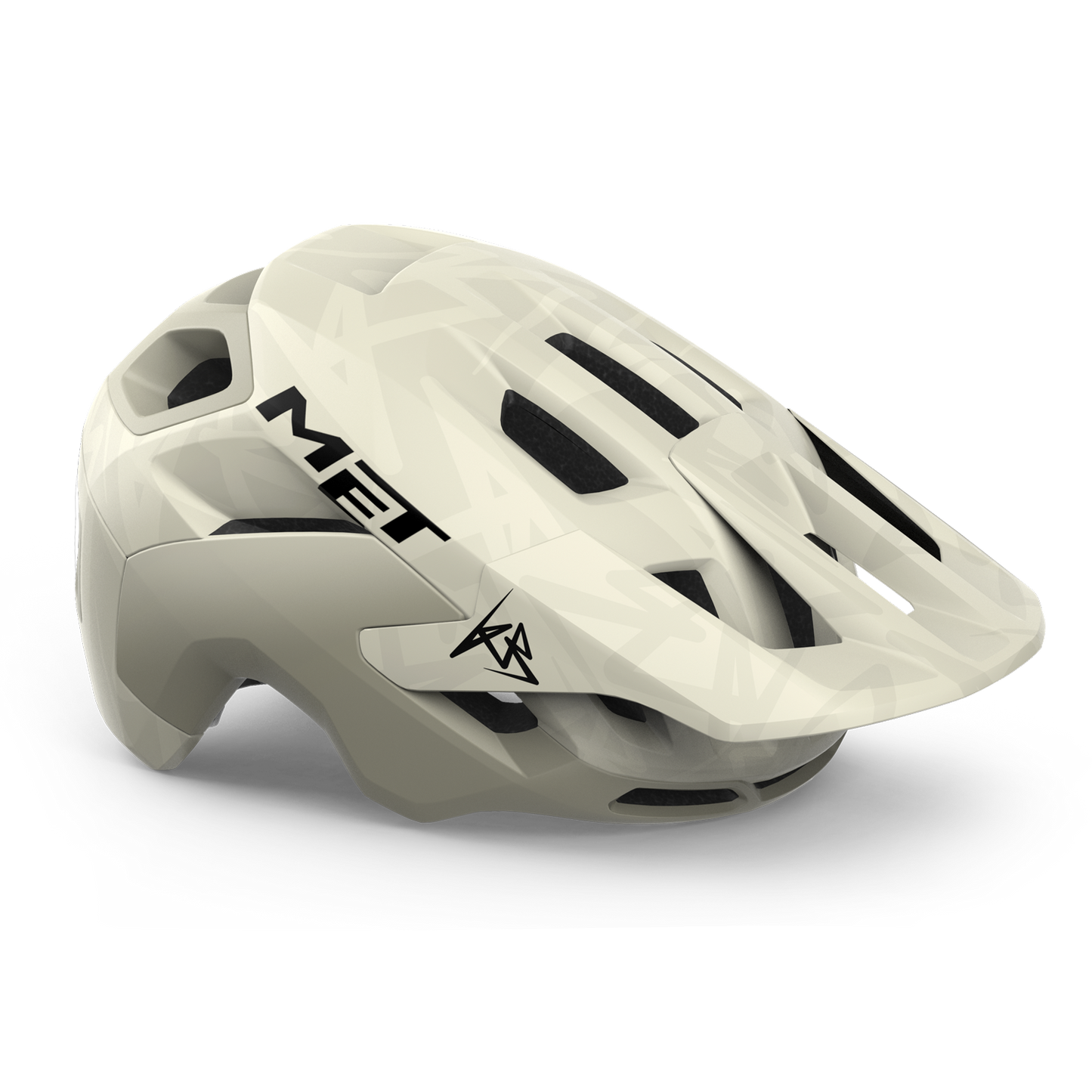 Casque VTT MET REVO MIPS KILIAN BRON LIMITED EDITION Ecru/Gris
