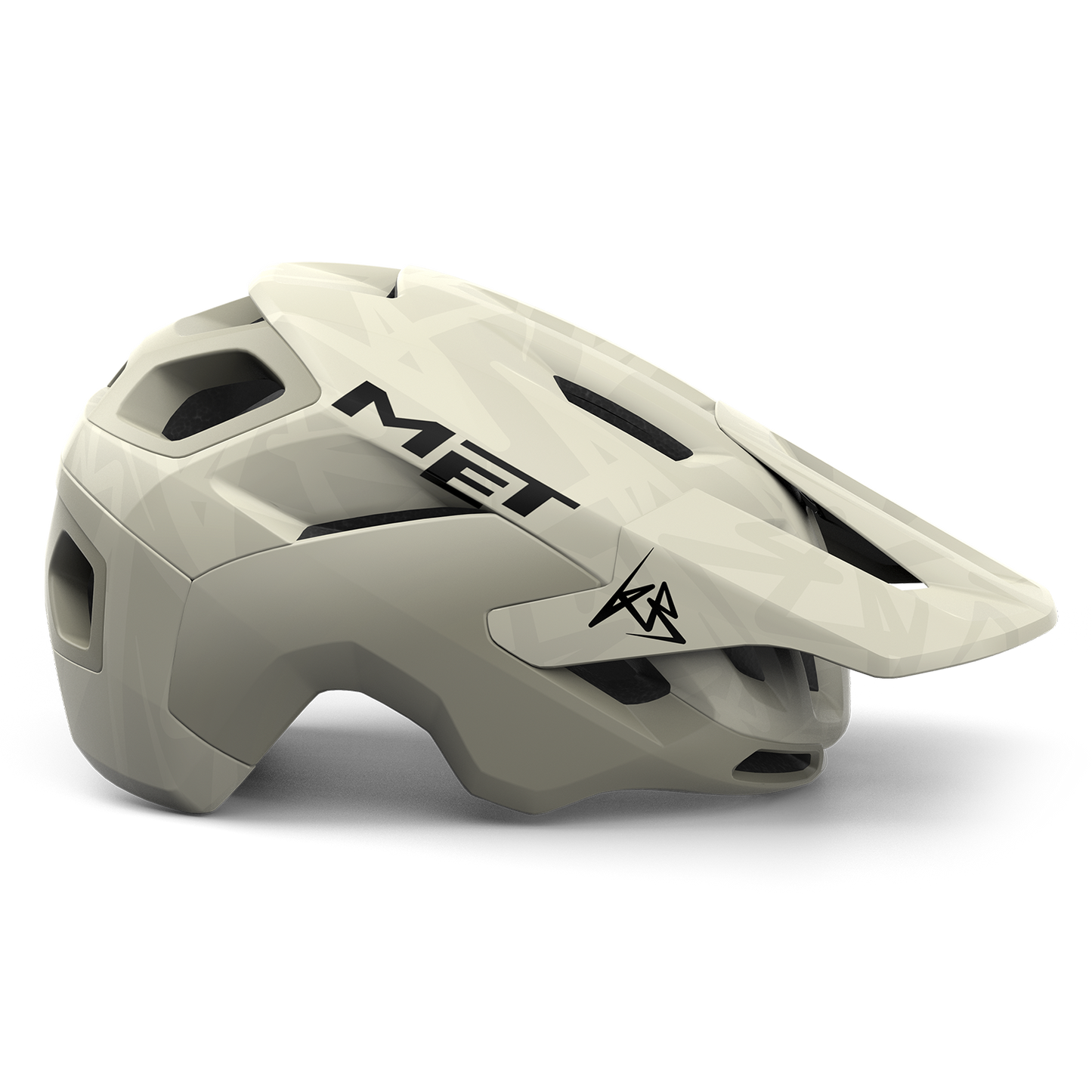 Casque VTT MET REVO MIPS KILIAN BRON LIMITED EDITION Ecru/Gris